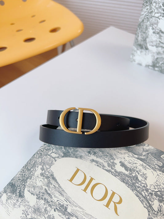 DIOR 25S BELT 20 MM IN BLACK CALFSKIN 613184 - 30