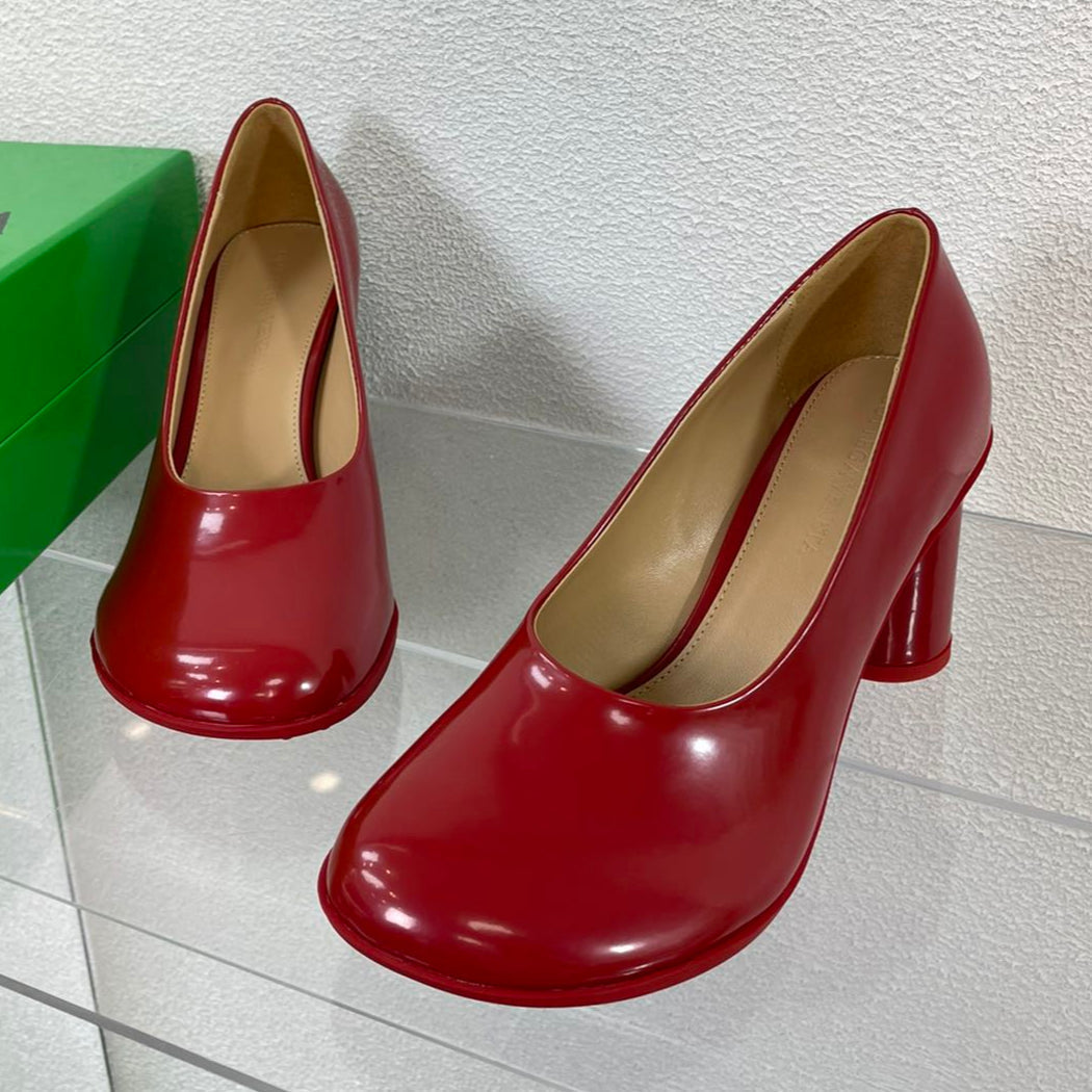 ATOMIC HIGH PUMP 9 CM IN RUBY RED CALFSKIN - 34
