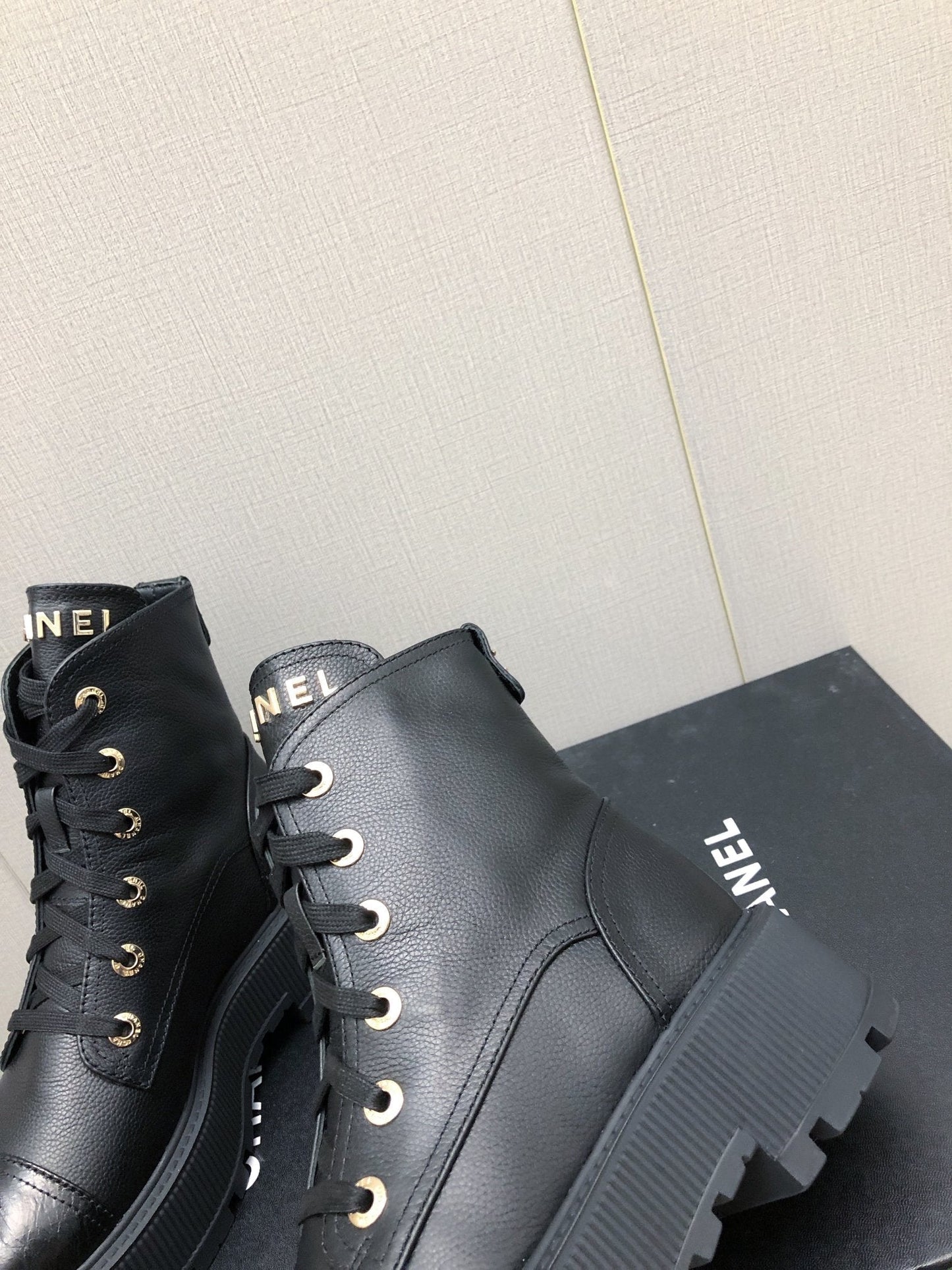 MARTIN SHORT BOOTS BLACK LAMBSKIN - 35