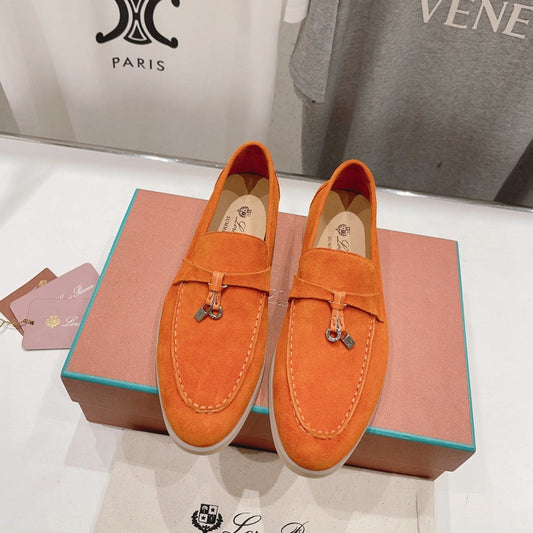 LP SUMMER CHARMS WALK LOAFERS ORANGE SUEDE - 35