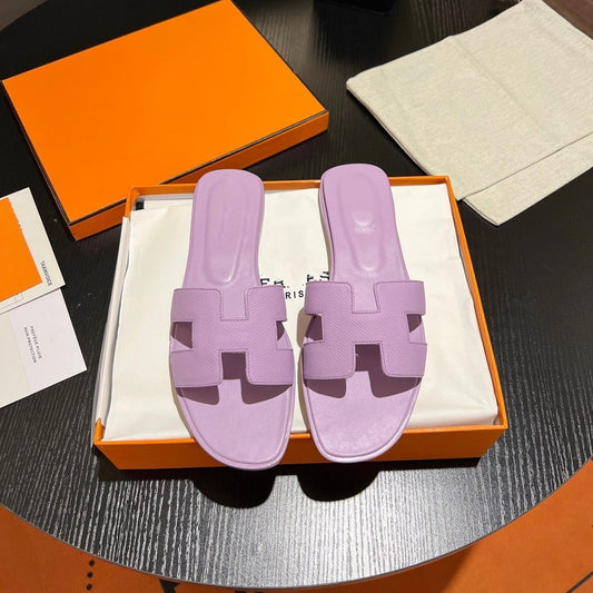 0RAN SANDAL Leather Lavender - 35