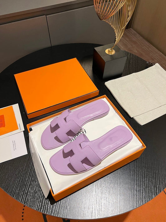 0RAN SANDAL Leather Lavender - 35