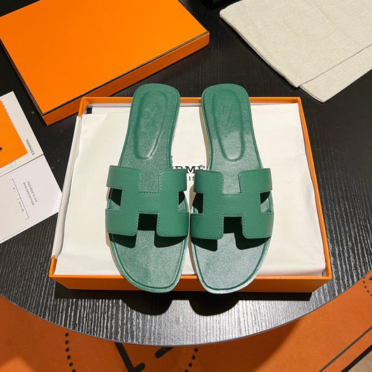 0RAN SANDAL Leather Ocean - 35