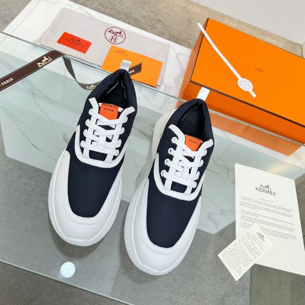 GIGA SNEAKER CHARCOAL BLUE CALFSKIN - 35