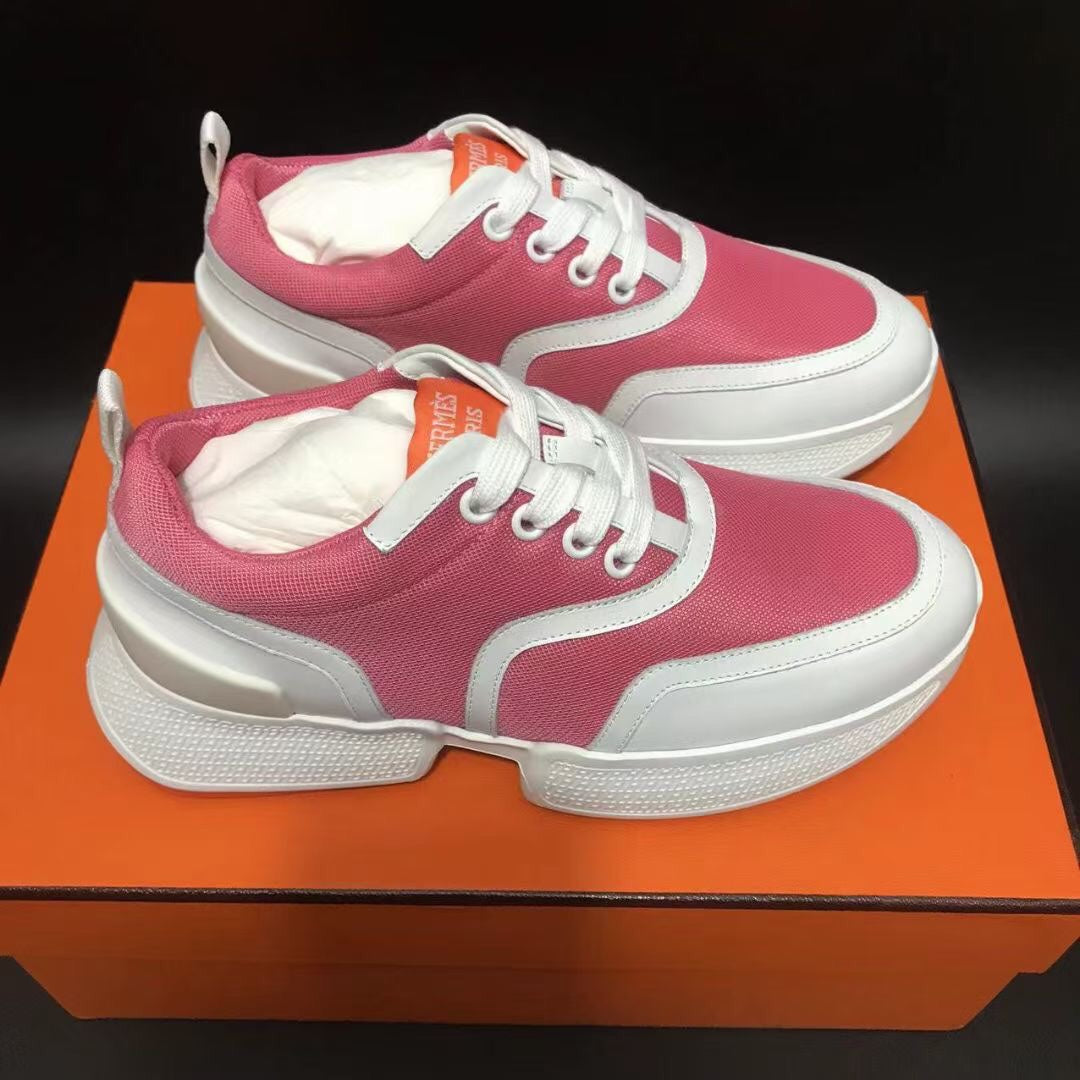 GIGA SNEAKER HOT PINK MIX WHITE CALFSKIN - 35