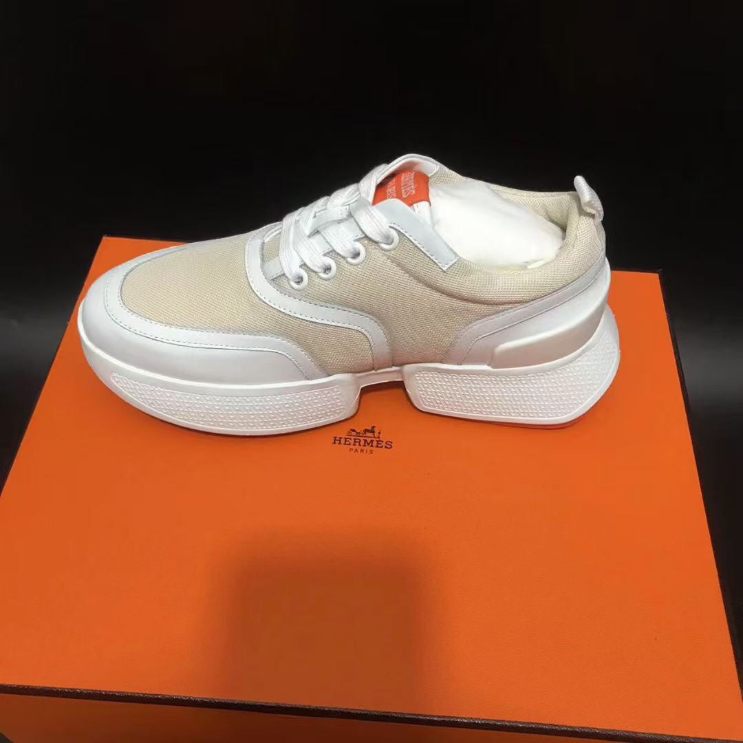 GIGA SNEAKER PASTEL PINK MIX WHITE CALFSKIN - 35