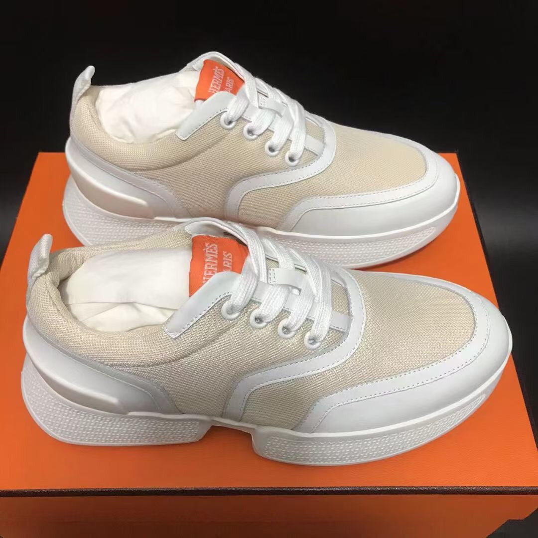 GIGA SNEAKER PASTEL PINK MIX WHITE CALFSKIN - 35