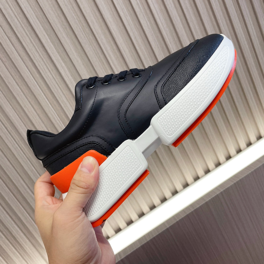 GIGA SNEAKER GLOSSY BLACK CALFSKIN - 35