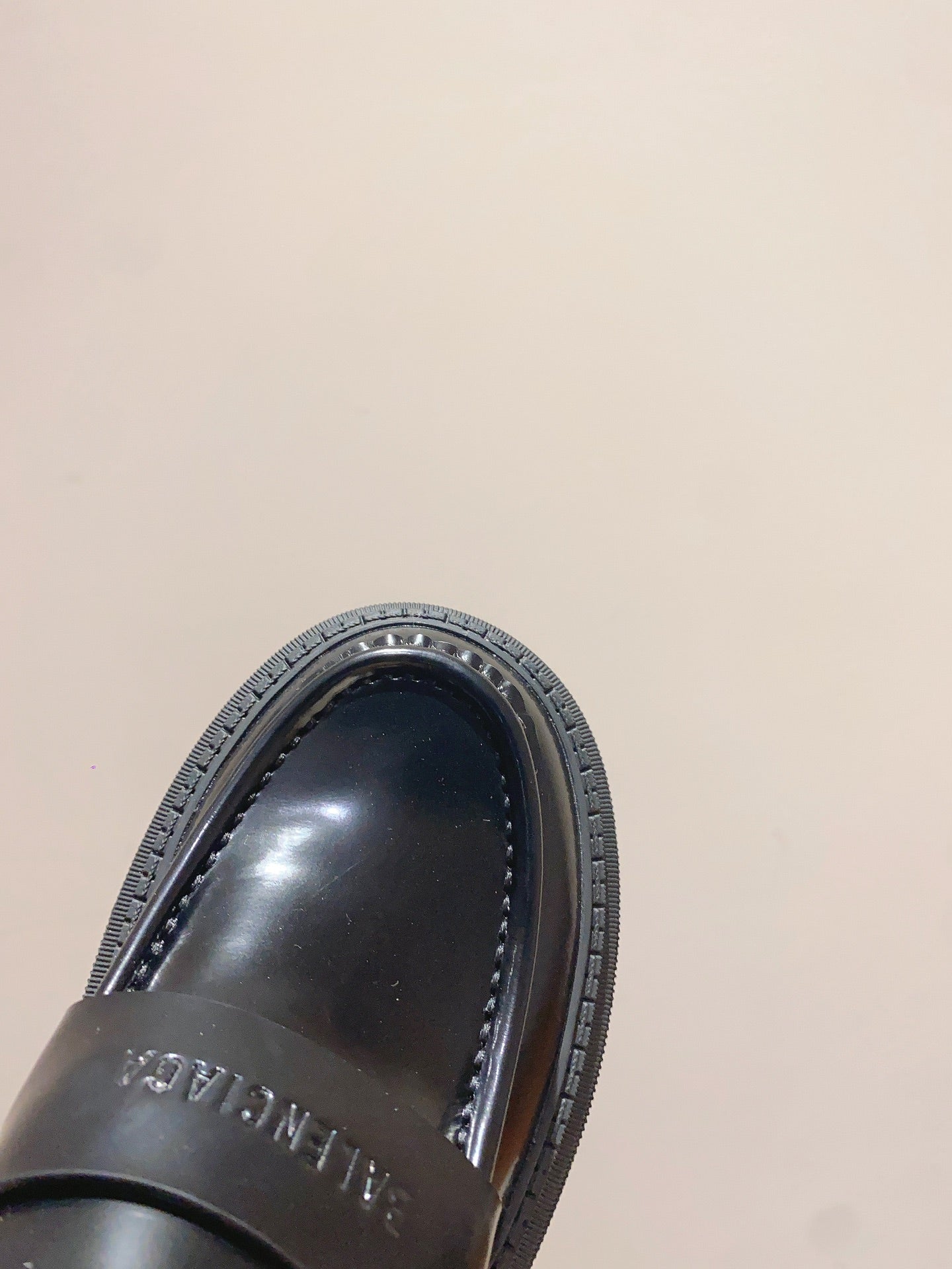 BALENCIAGA 25S LOAFERS IN BLACK CALFSKIN - 35