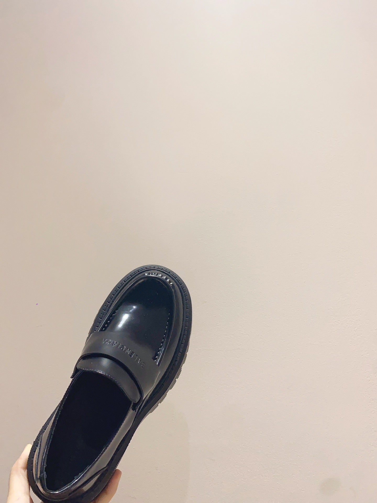 BALENCIAGA 25S LOAFERS IN BLACK CALFSKIN - 35