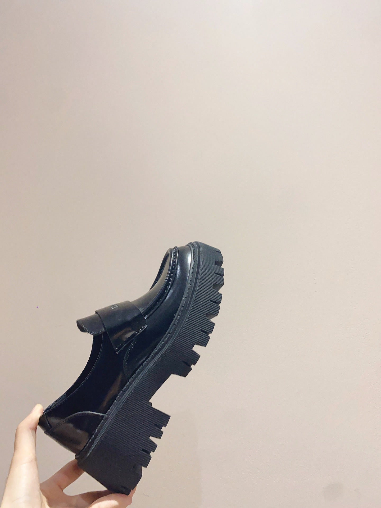 BALENCIAGA 25S LOAFERS IN BLACK CALFSKIN - 35