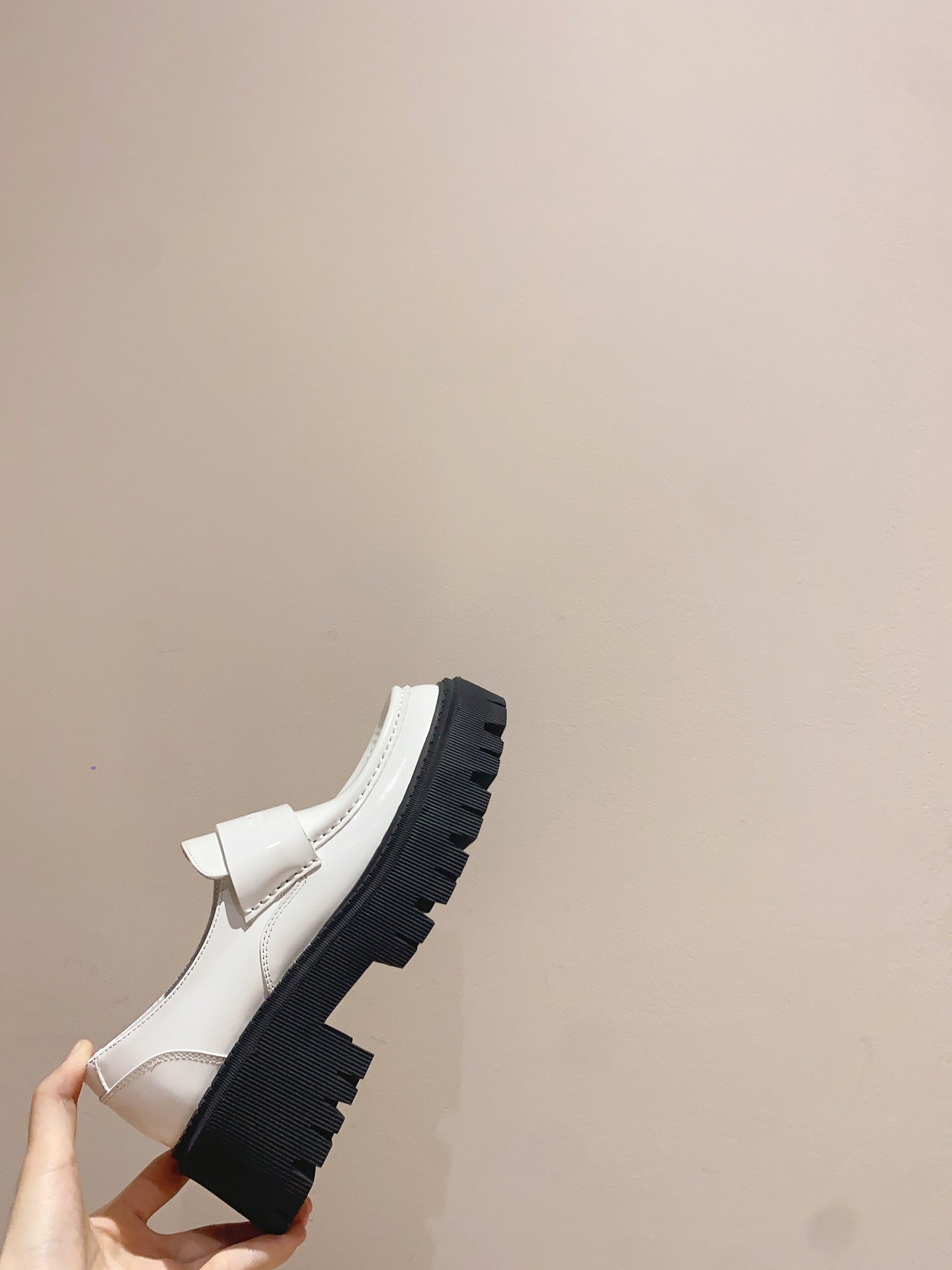 BALENCIAGA 25S LOAFERS IN WHITE CALFSKIN - 35