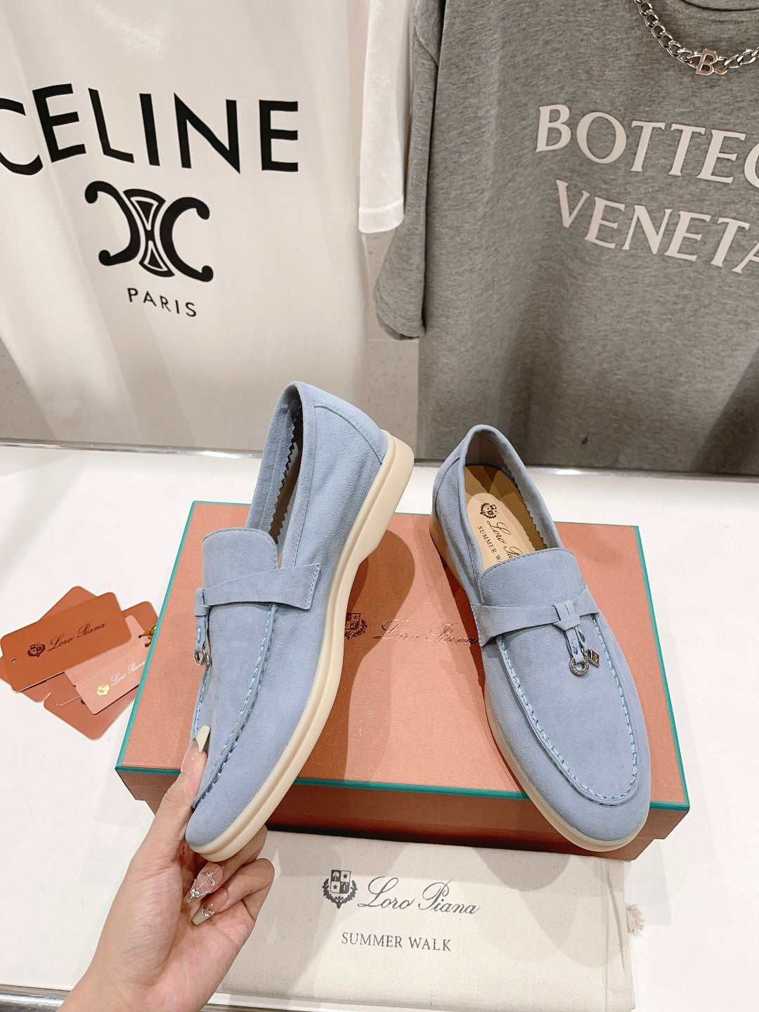 LP SUMMER CHARMS WALK LOAFERS SAPPHIRE SUEDE - 35