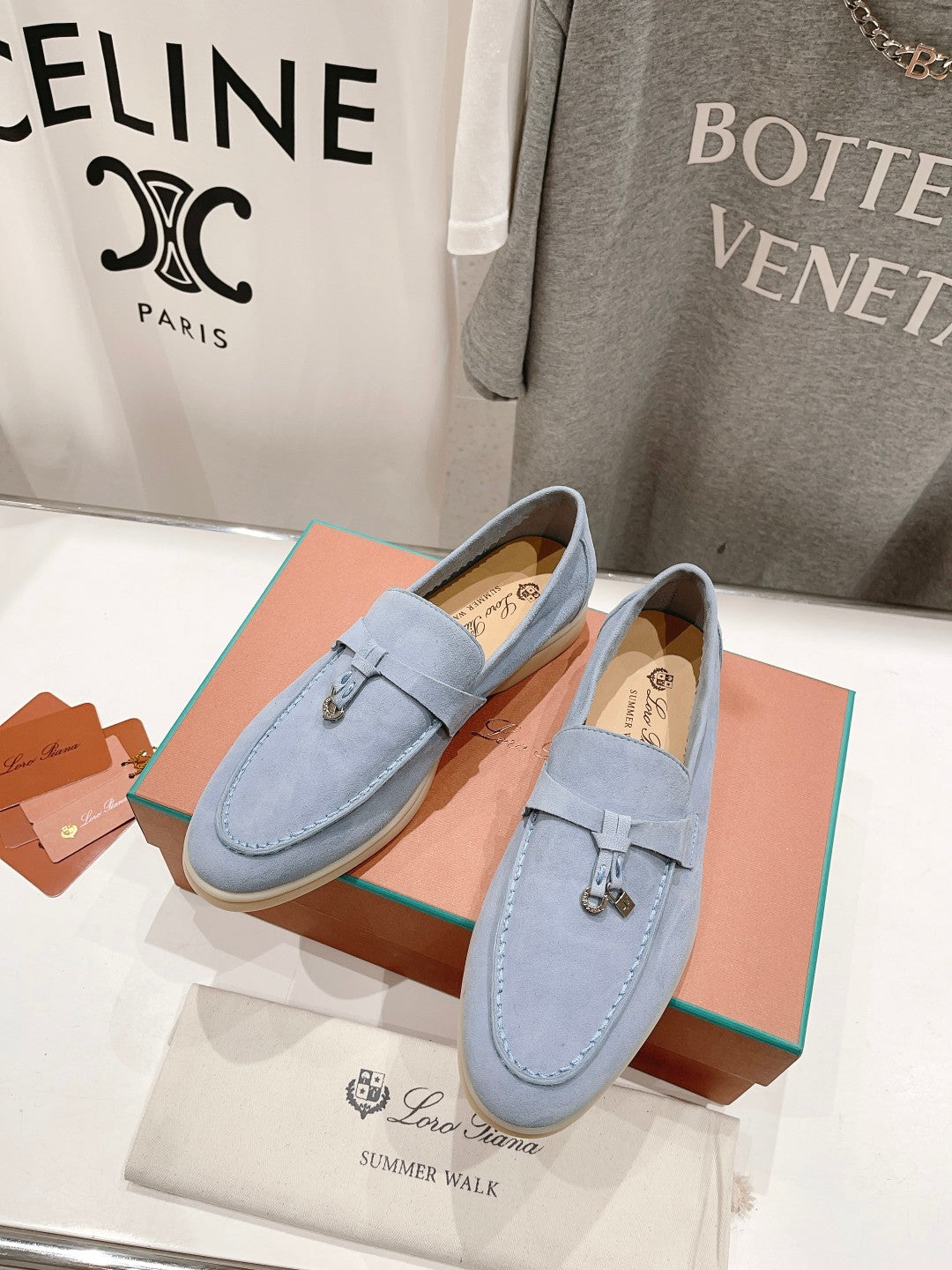 LP SUMMER CHARMS WALK LOAFERS SAPPHIRE SUEDE - 35