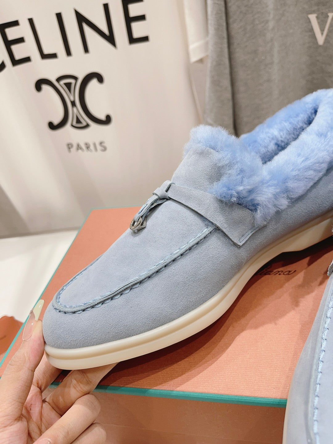 LP SUMMER CHARMS WALK LOAFERS SAPPHIRE FLEECE - 35