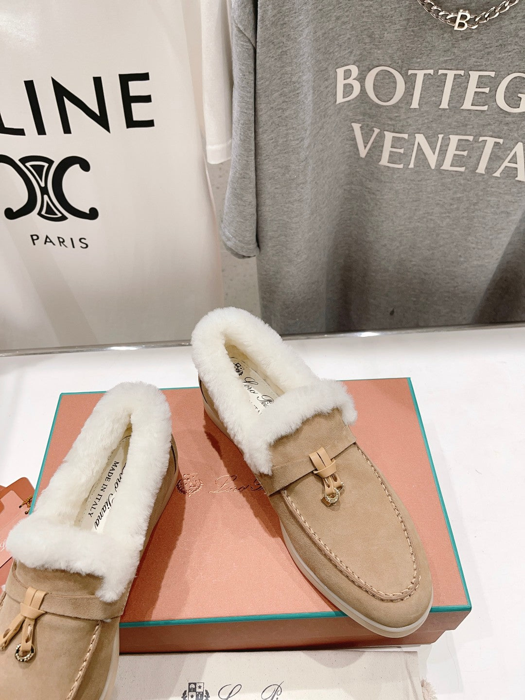 LP SUMMER CHARMS WALK LOAFERS CAMEL FLEECE - 35