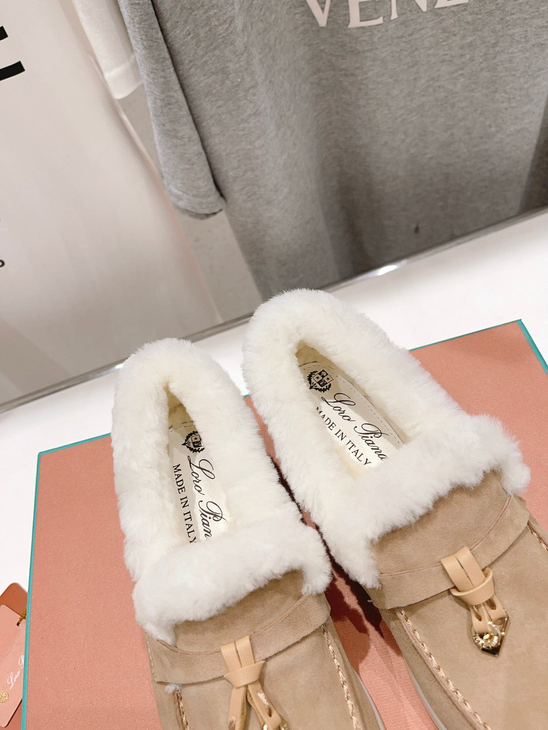 LP SUMMER CHARMS WALK LOAFERS CAMEL FLEECE - 35