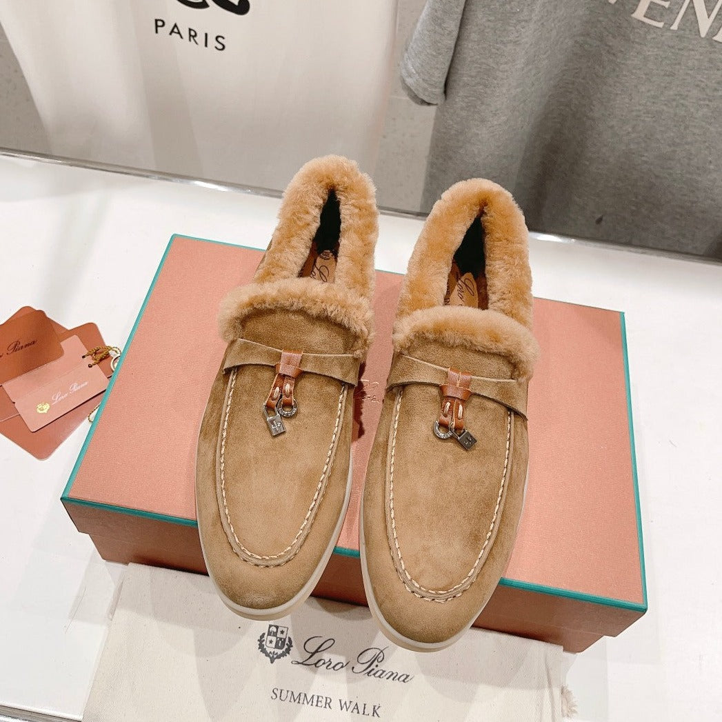 LP SUMMER CHARMS WALK LOAFERS TAWNY FLEECE - 35