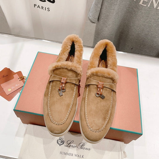 LP SUMMER CHARMS WALK LOAFERS TAWNY FLEECE - 35