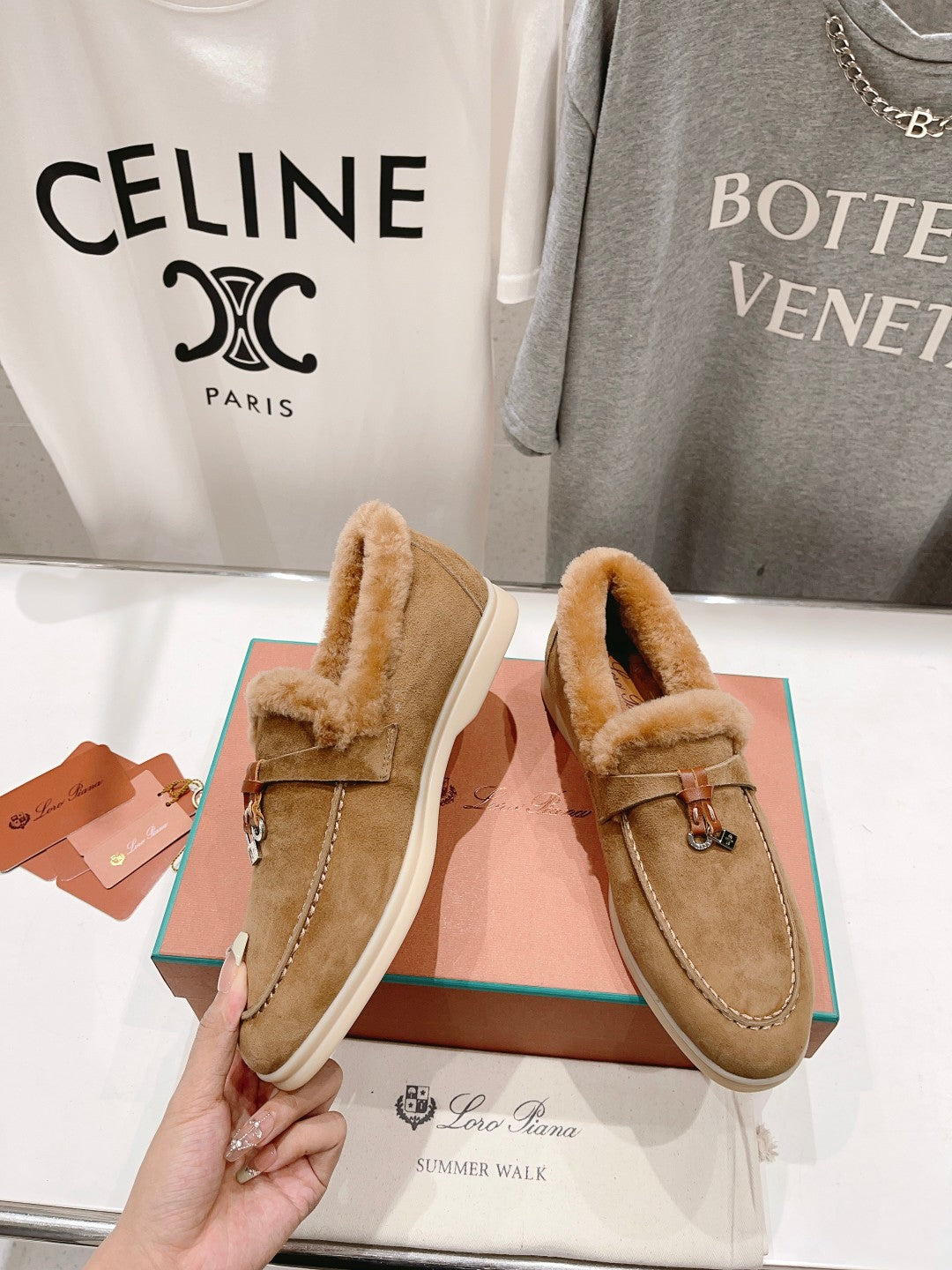 LP SUMMER CHARMS WALK LOAFERS TAWNY FLEECE - 35