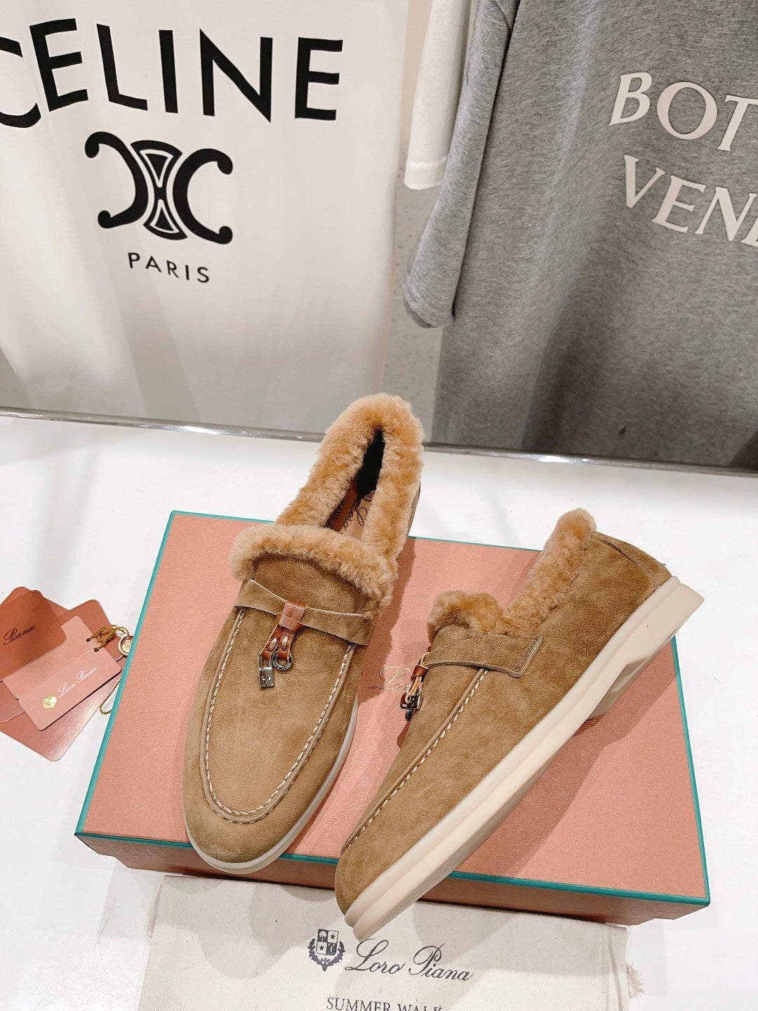 LP SUMMER CHARMS WALK LOAFERS TAWNY FLEECE - 35