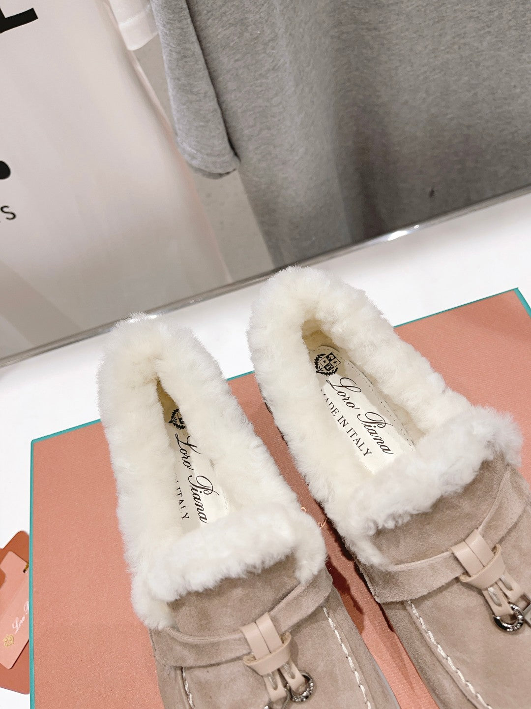 LP SUMMER CHARMS WALK LOAFERS PEANUT FLEECE - 35