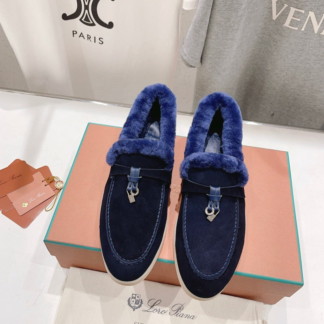 LP SUMMER CHARMS WALK LOAFERS INDIGO FLEECE - 35