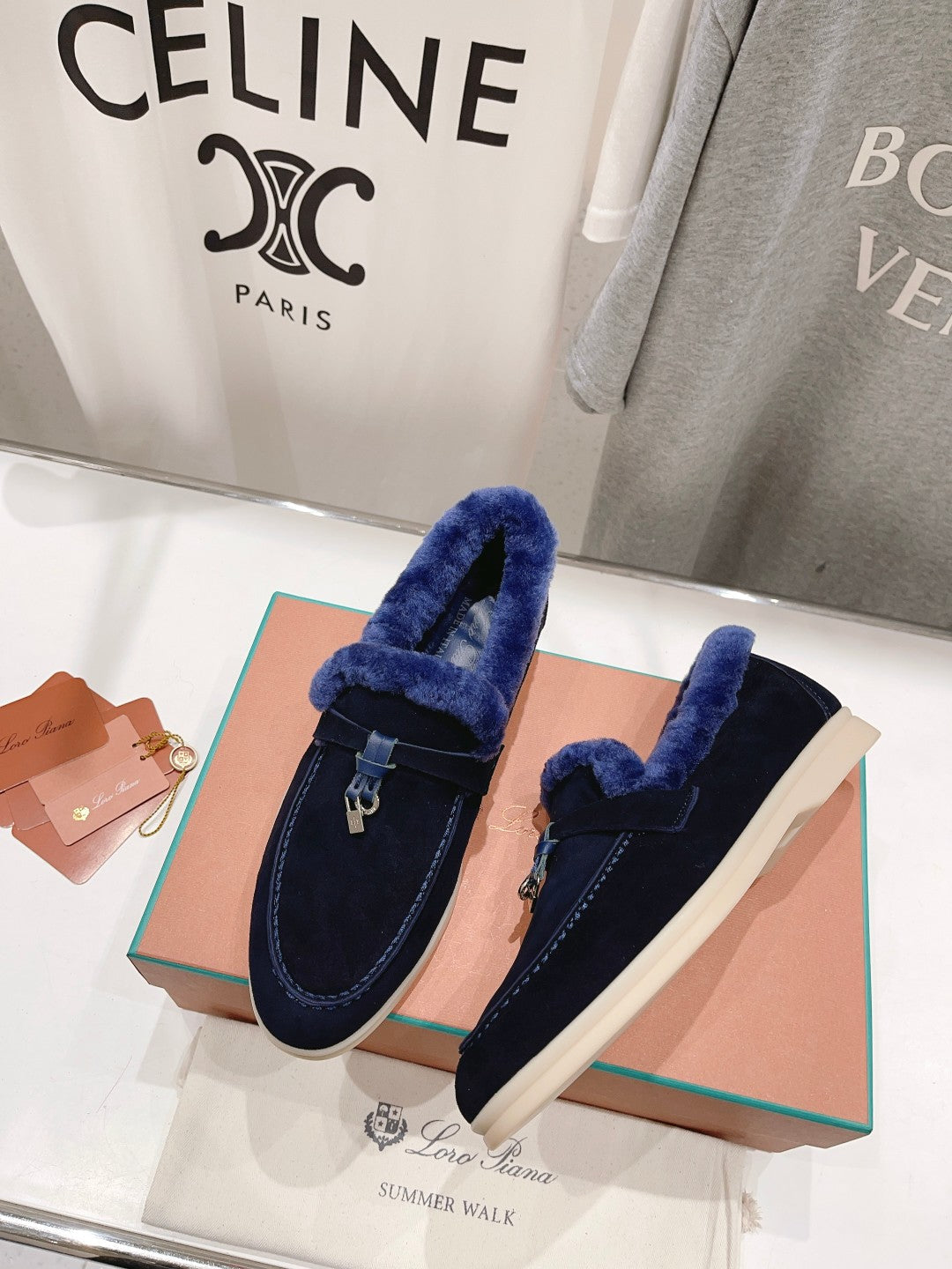 LP SUMMER CHARMS WALK LOAFERS INDIGO FLEECE - 35