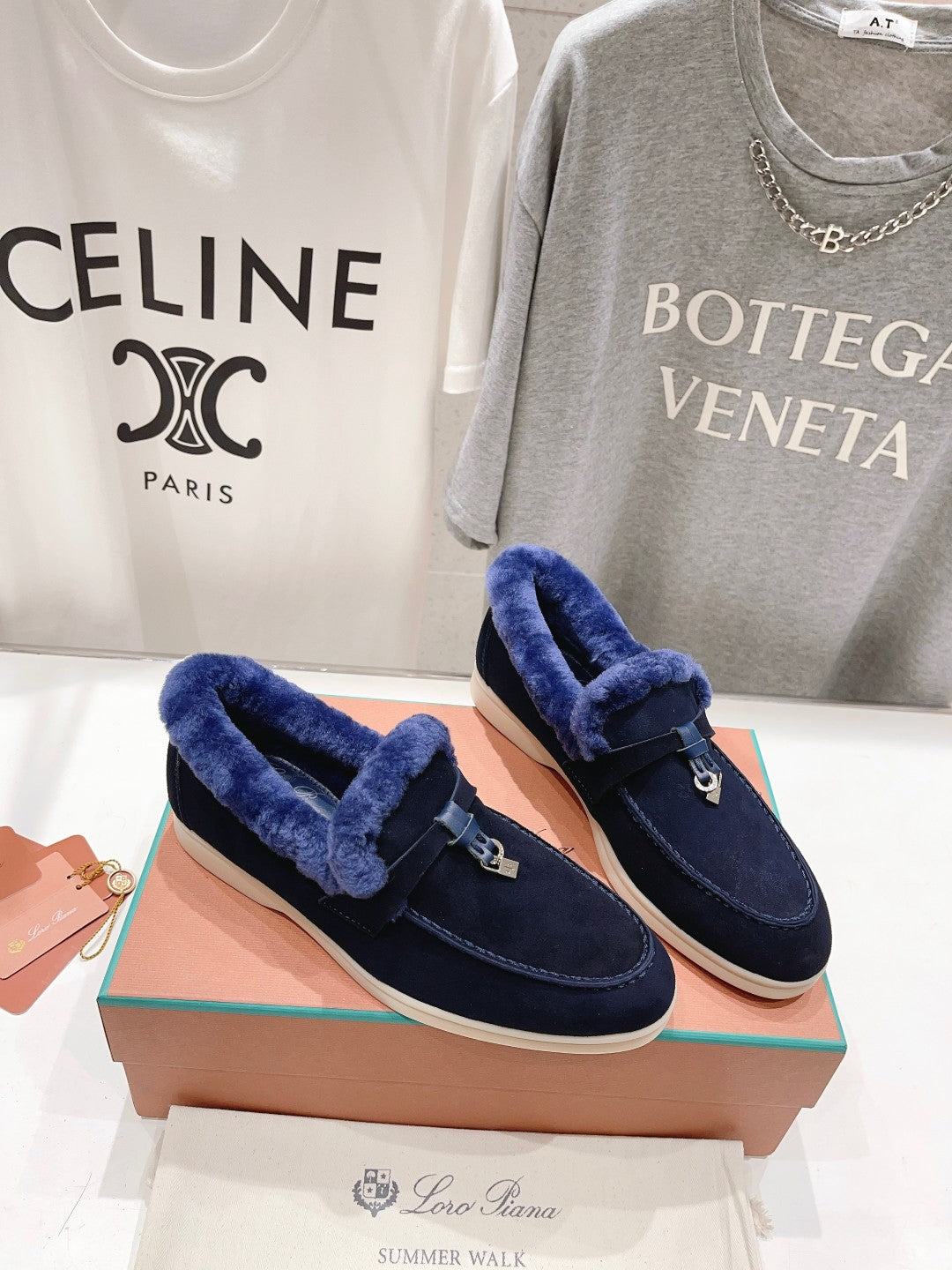 LP SUMMER CHARMS WALK LOAFERS INDIGO FLEECE - 35