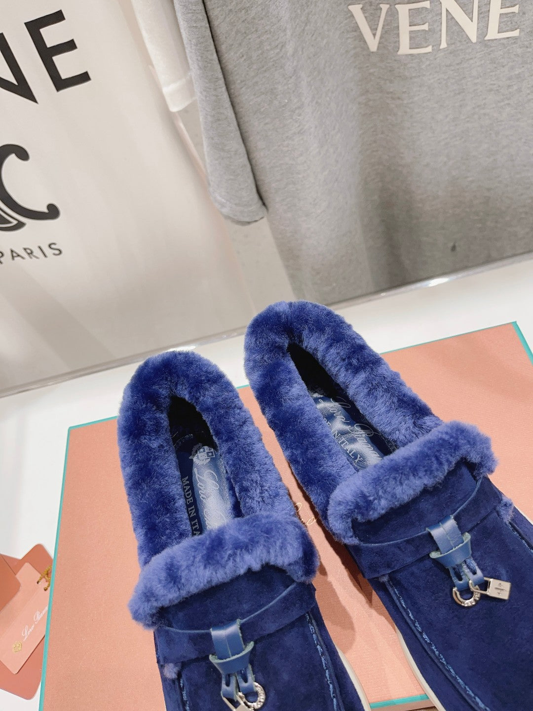 LP SUMMER CHARMS WALK LOAFERS NAVY FLEECE - 35
