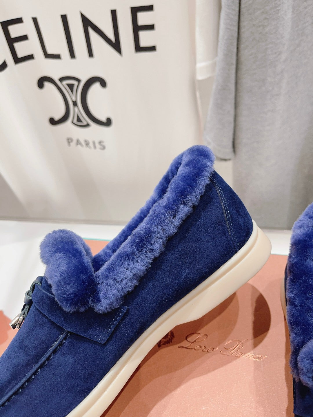 LP SUMMER CHARMS WALK LOAFERS NAVY FLEECE - 35