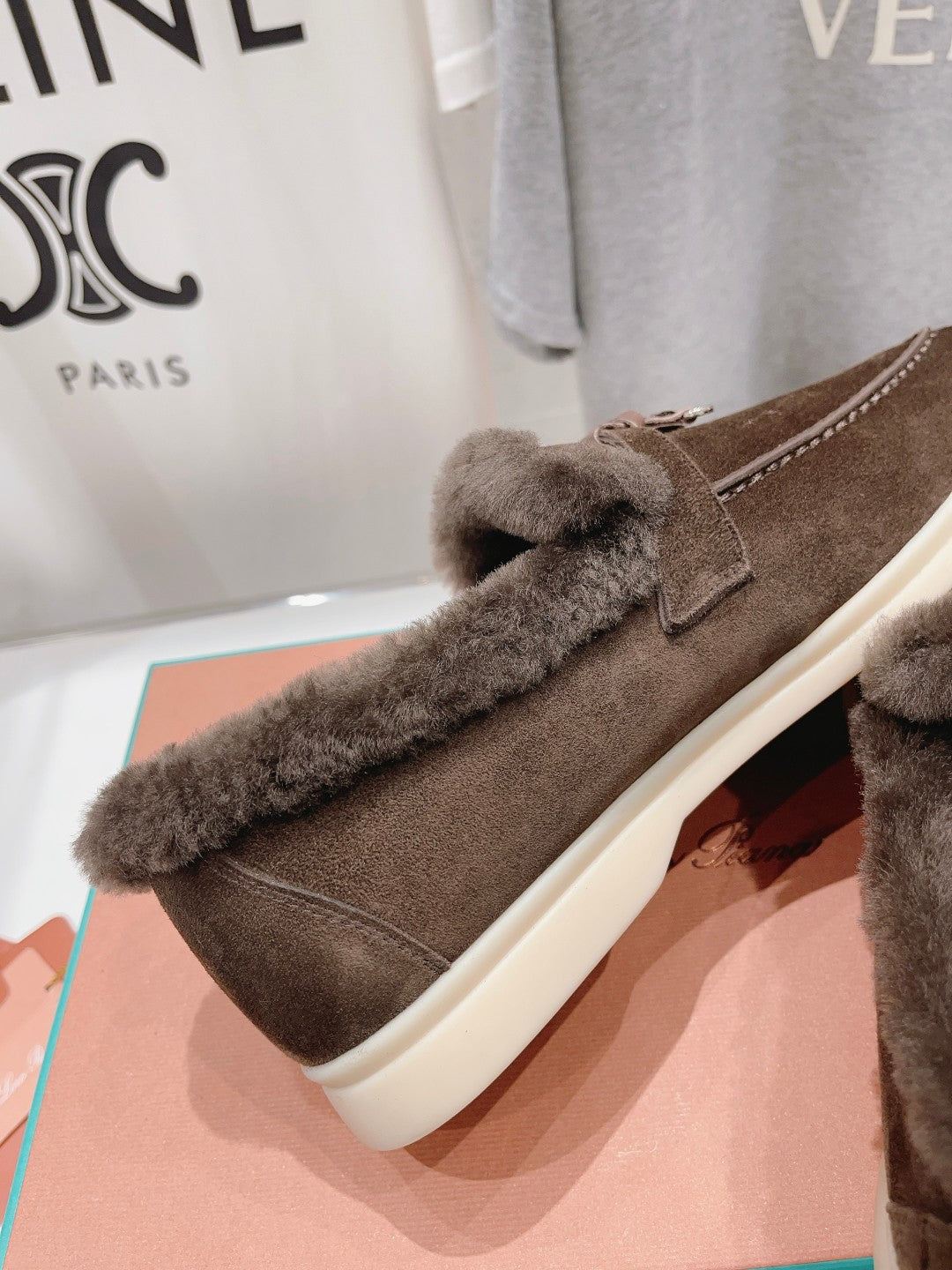 LP SUMMER CHARMS WALK LOAFERS BROWN FLEECE - 35