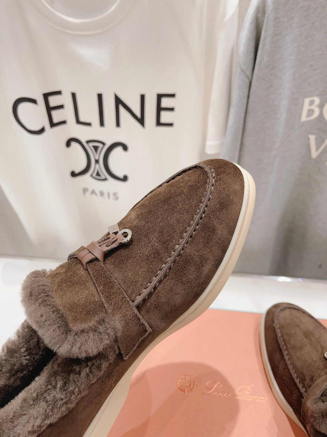 LP SUMMER CHARMS WALK LOAFERS BROWN FLEECE - 35