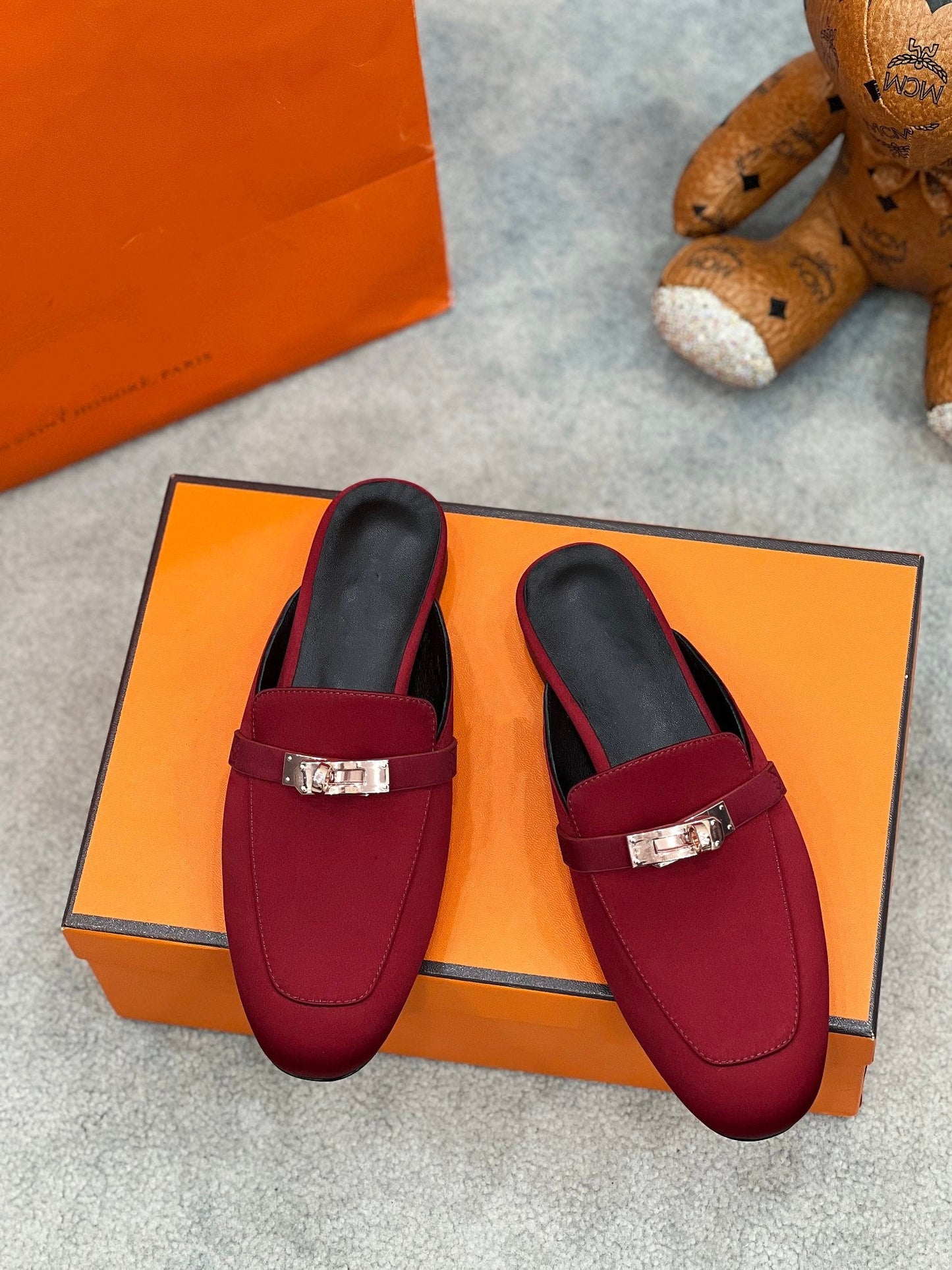 0Z Mule Cherry Silk Thick Cloth/Sheepskin - 35