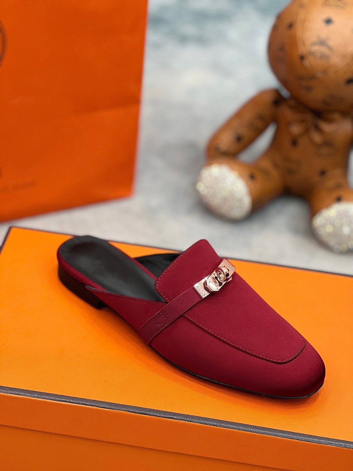 0Z Mule Cherry Silk Thick Cloth/Sheepskin - 35