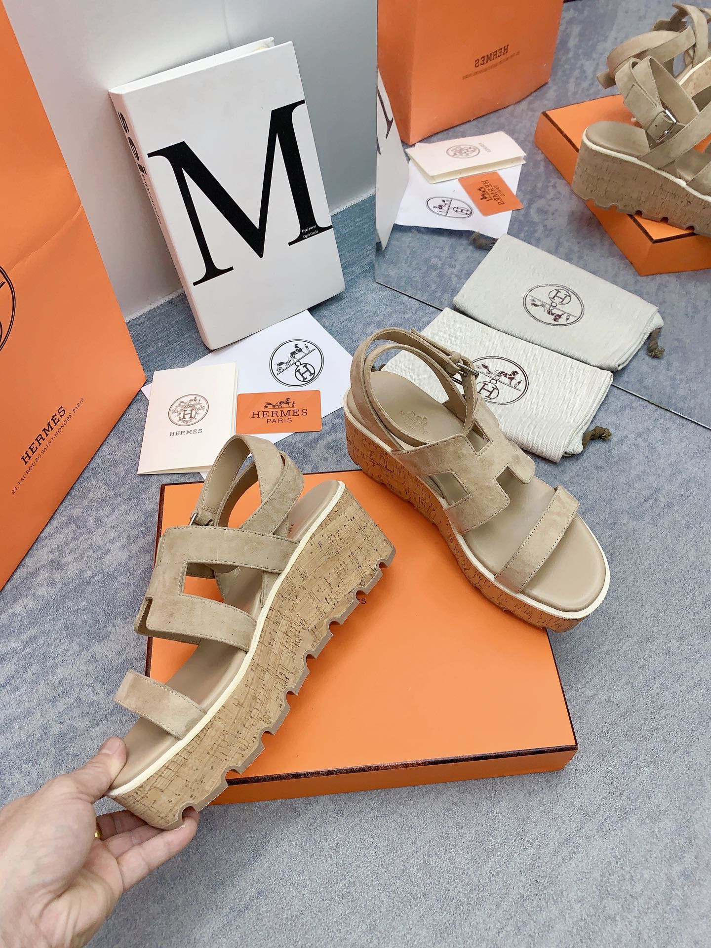 HAVANE 30 SANDAL IN TORTILLA BROWN SUEDE - 34