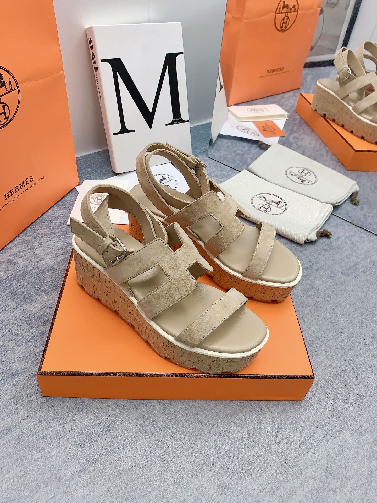 HAVANE 30 SANDAL IN TORTILLA BROWN SUEDE - 34