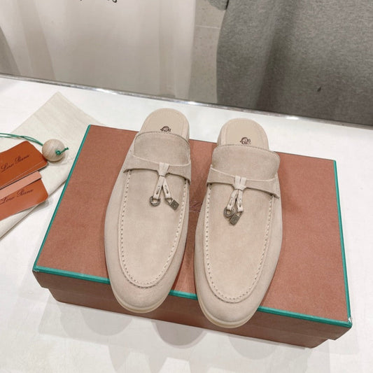 LP CHARMS WALK BABOUCHE LOAFERS BEIGE SUEDE - 35