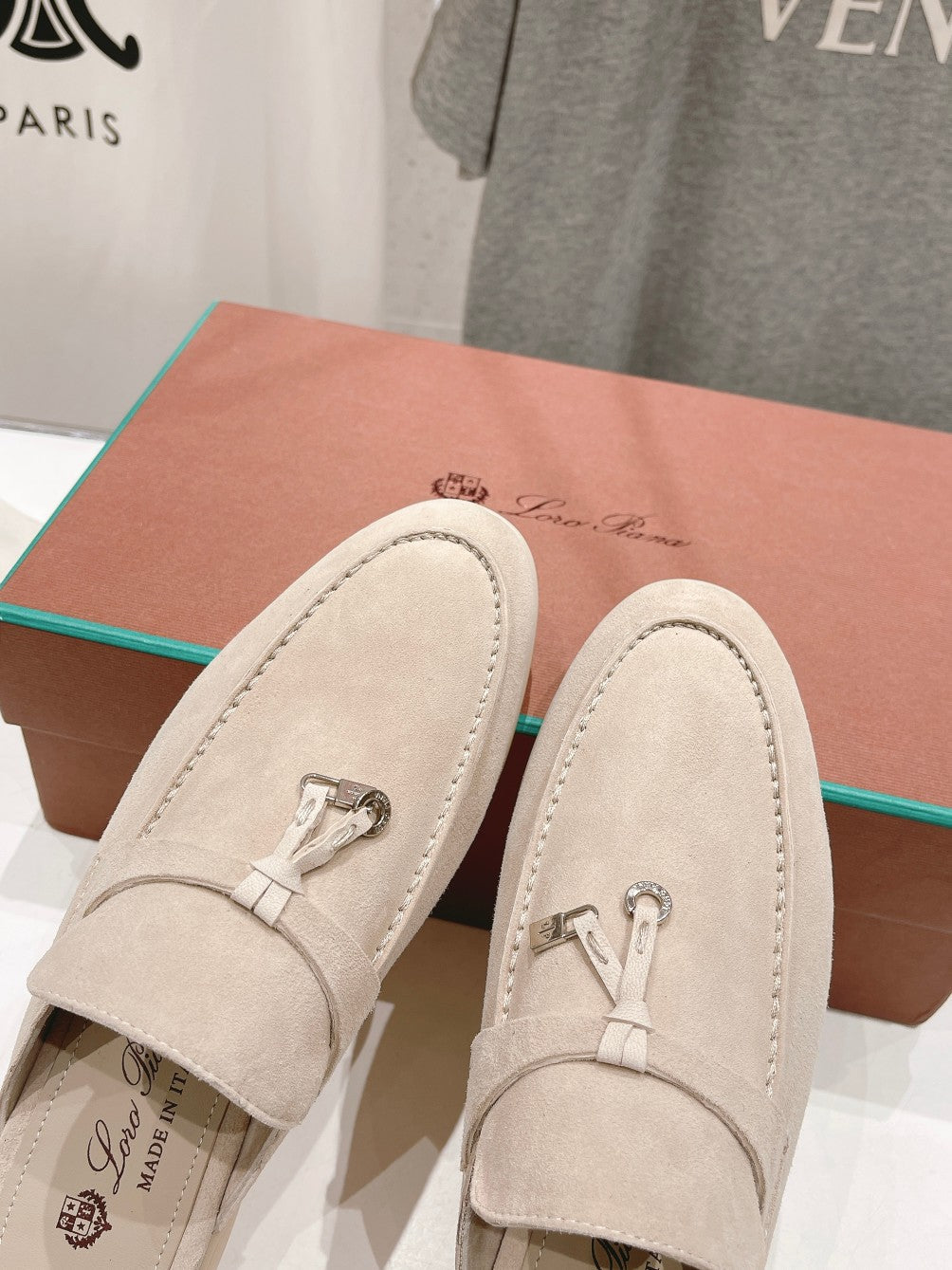 LP CHARMS WALK BABOUCHE LOAFERS BEIGE SUEDE - 35