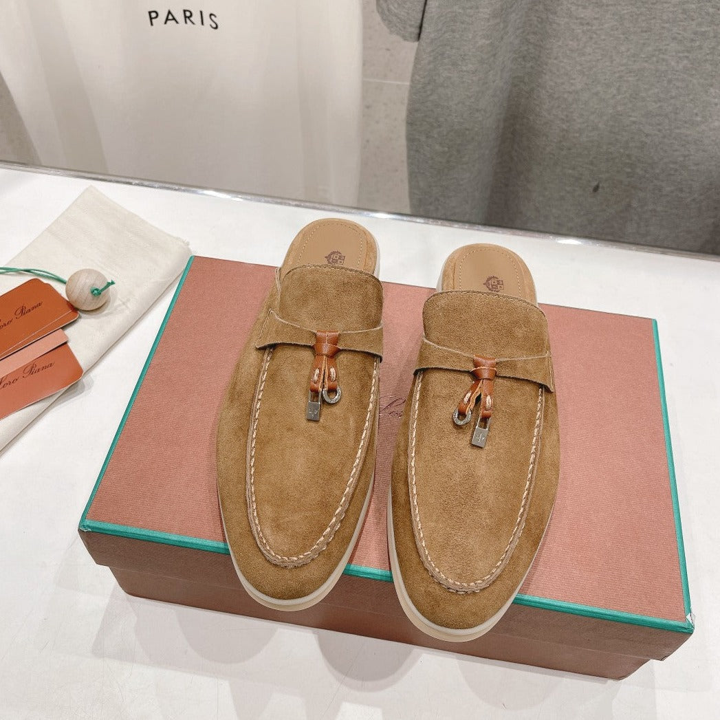 LP CHARMS WALK BABOUCHE LOAFERS COPPER SUEDE - 35