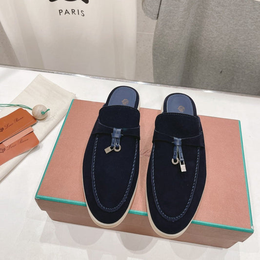 LP CHARMS WALK BABOUCHE LOAFERS DENIM SUEDE - 35