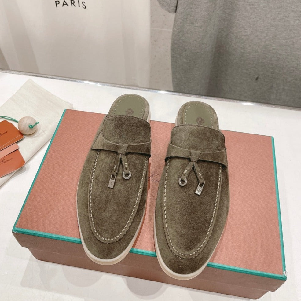 LP CHARMS WALK BABOUCHE LOAFERS CEDAR SUEDE - 35