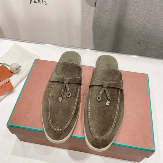 LP CHARMS WALK BABOUCHE LOAFERS CEDAR SUEDE - 35