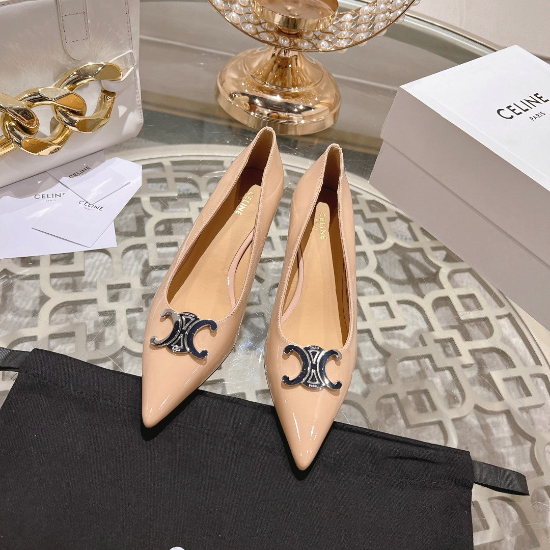 HIGH-HEELS 5 CM IN SEPIA TAN CALFSKIN - 34