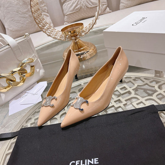 HIGH-HEELS 5 CM IN SEPIA TAN CALFSKIN - 34