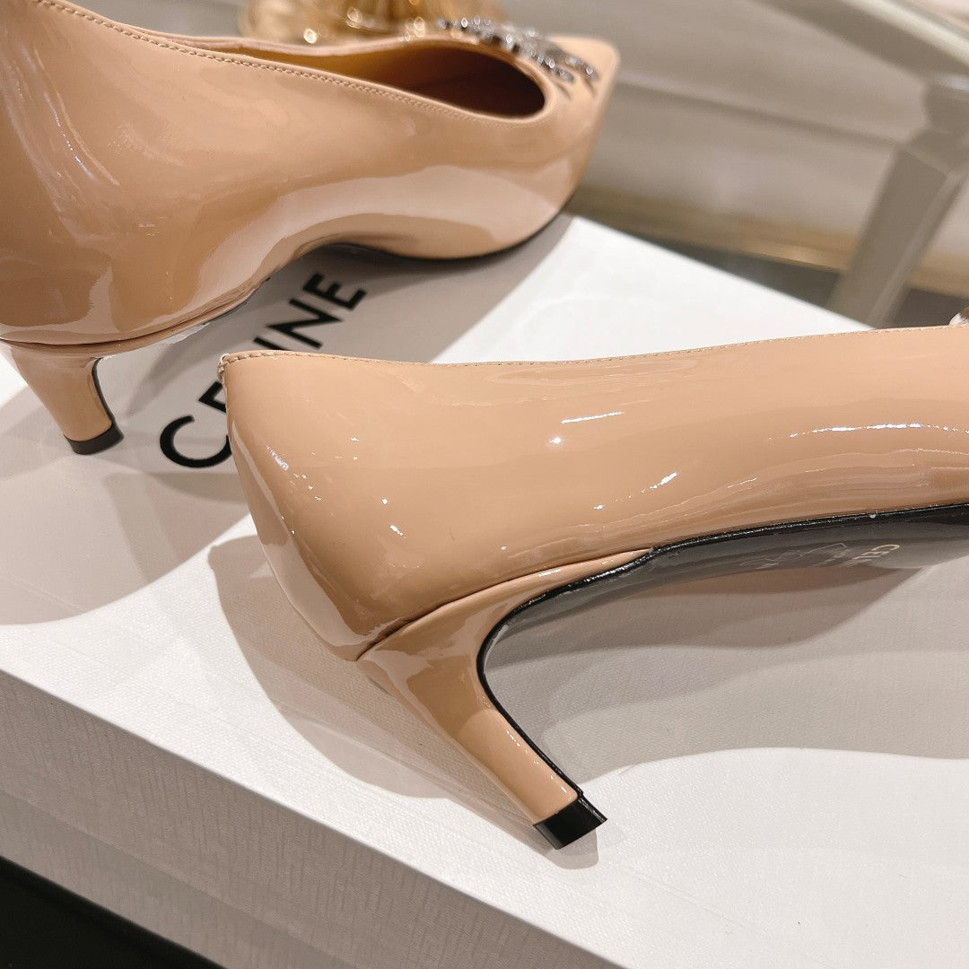 HIGH-HEELS 5 CM IN SEPIA TAN CALFSKIN - 34