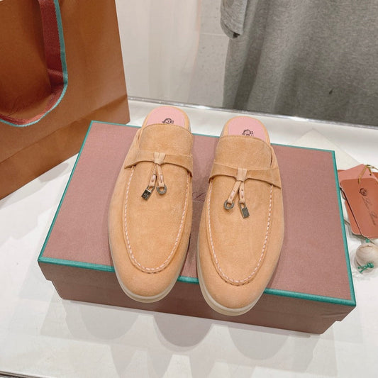 LP CHARMS WALK BABOUCHE LOAFERS CANTALOUPE SUEDE - 35