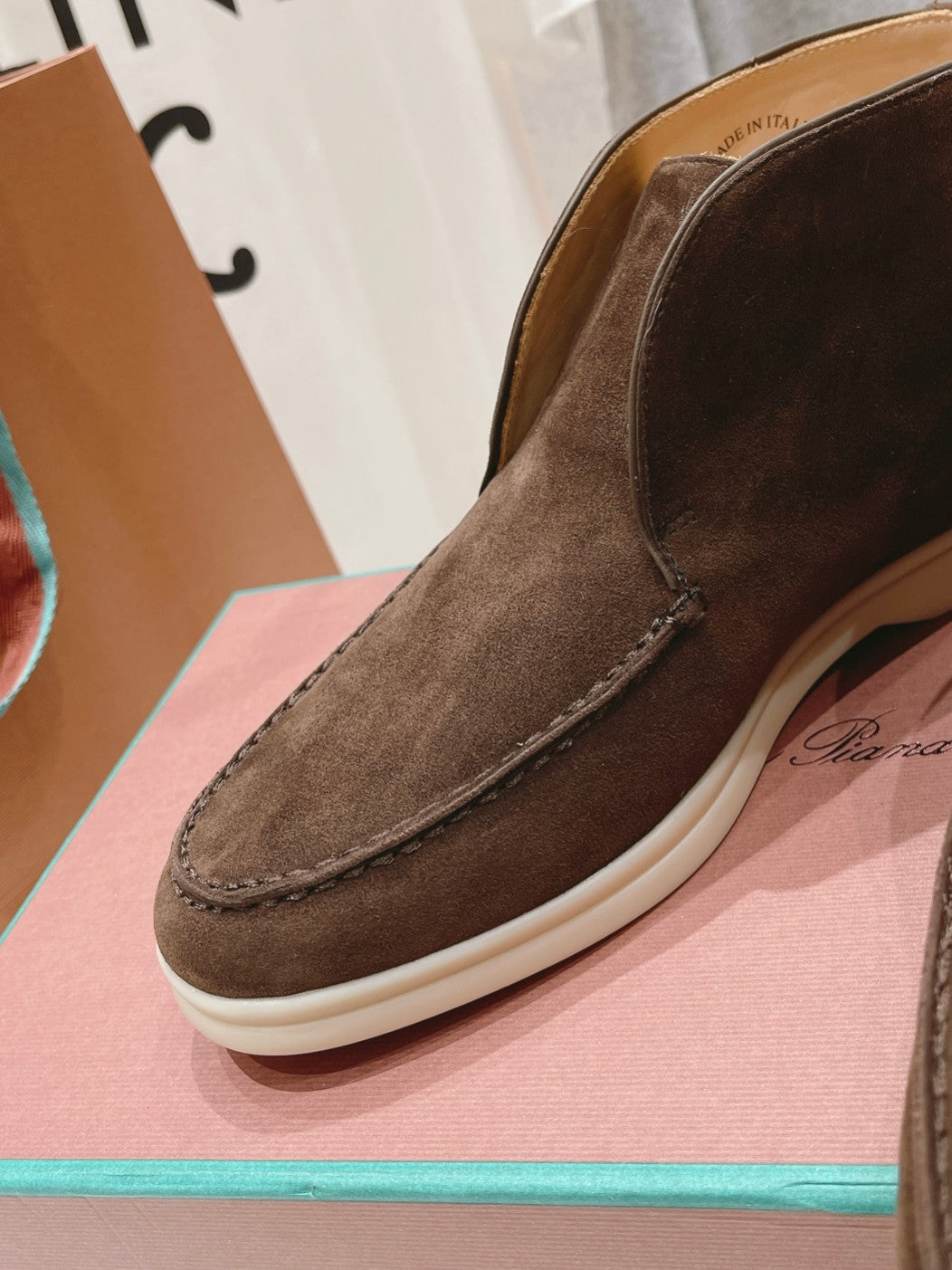 LP HIGH TOP OPEN WALK LOAFERS BROWN SUEDE - 35