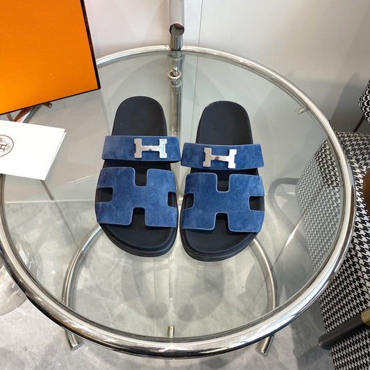 Chypre Sandal Blue Suede - 35