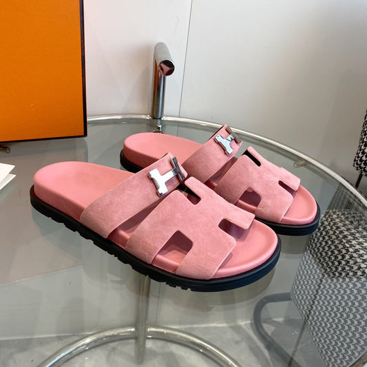 Chypre Sandal Pink Suede - 35